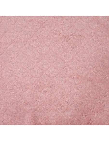 Mermaid minky fabric - Old pink