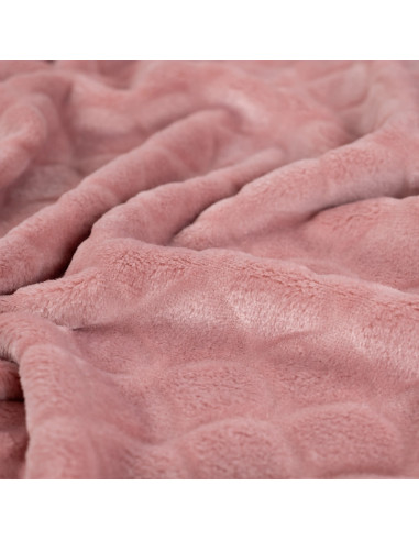 Mermaid minky fabric - Old pink