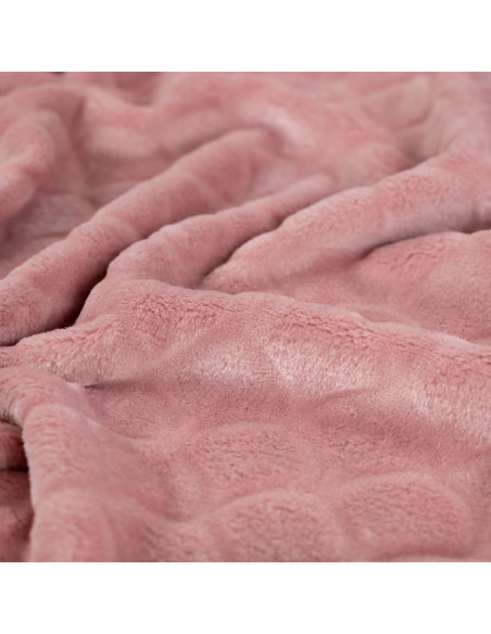 Mermaid minky fabric - Old pink