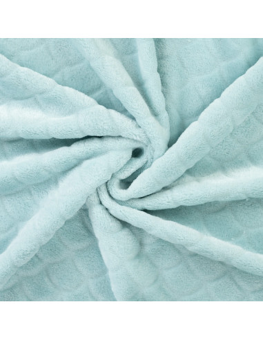 Mermaid minky fabric - Mint