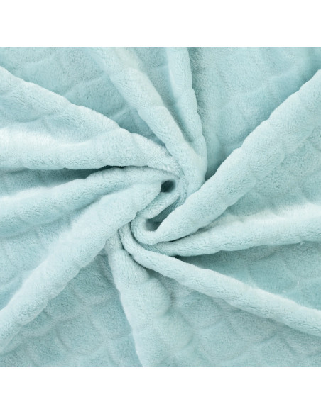 Mermaid minky fabric - Mint
