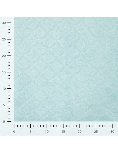 Mermaid minky fabric - Mint