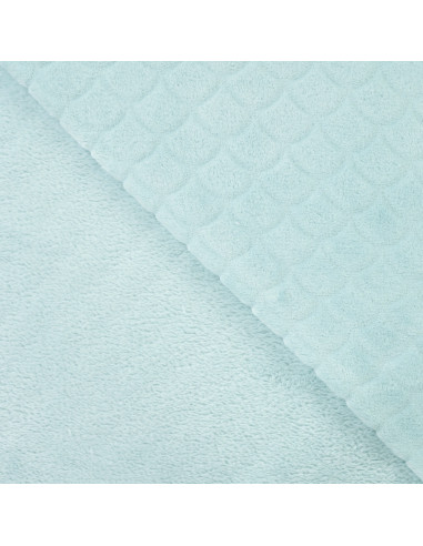 Mermaid minky fabric - Mint