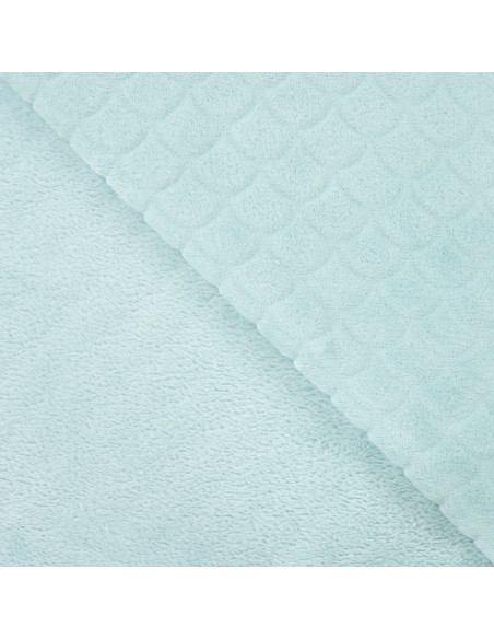 Mermaid minky fabric - Mint