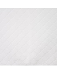 Mermaid minky fabric - Ecru 2