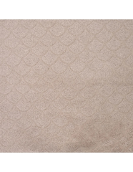 Mermaid minky fabric - Taupe