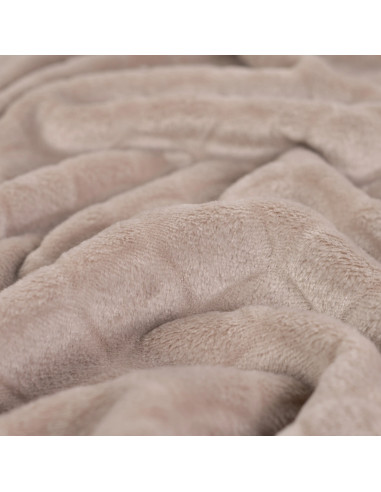 Mermaid minky fabric - Taupe