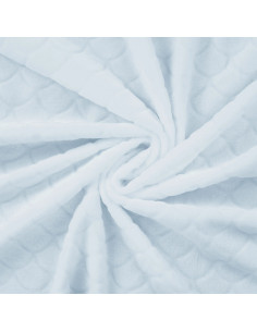 Mermaid minky fabric - Baby blue