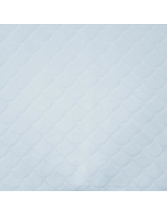 Mermaid minky fabric - Baby blue 2