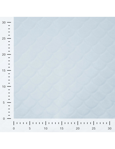Mermaid minky fabric - Baby blue