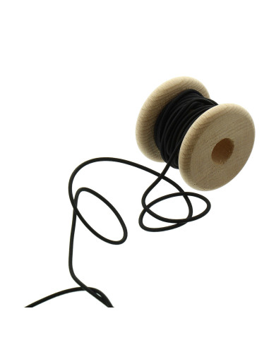 Elastic cord 2.30 mm - Black