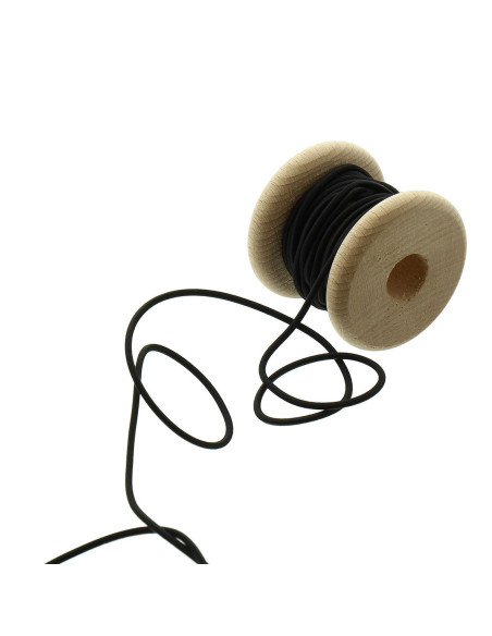Elastic cord 2.30 mm - Black