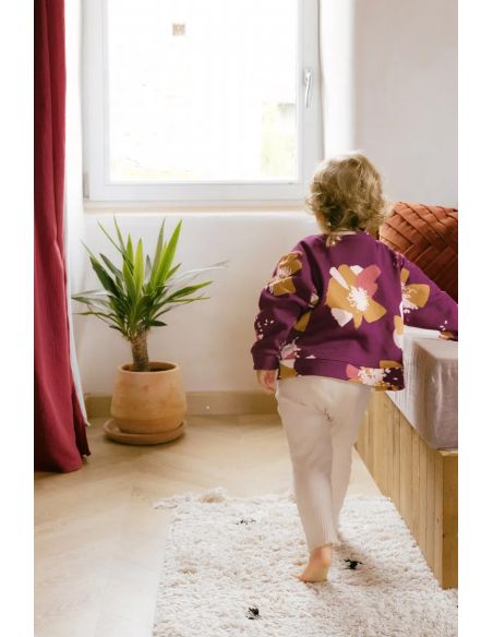 Anémona Mûroise Sweat Fabric - Églantine & Zoé