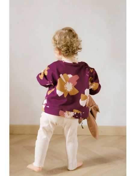 Anémona Mûroise Sweat Fabric - Églantine & Zoé