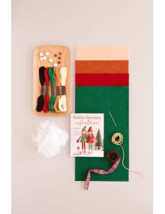My Felt Christmas Decoration - The Mischievous Elves 2