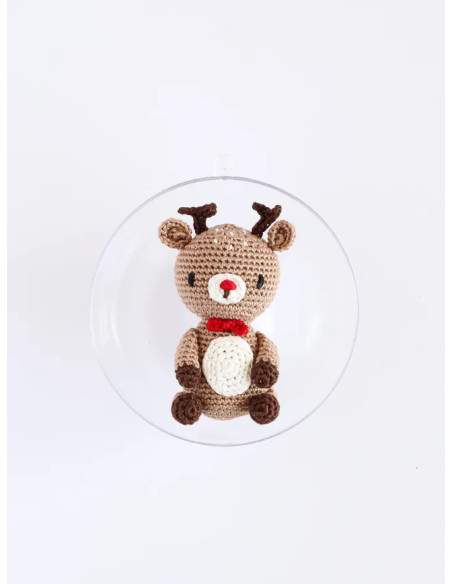 Amigurumi Christmas Ball Set - The Reindeer