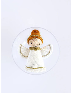 Christmas bauble amigurumi crochet set - The Angel 2