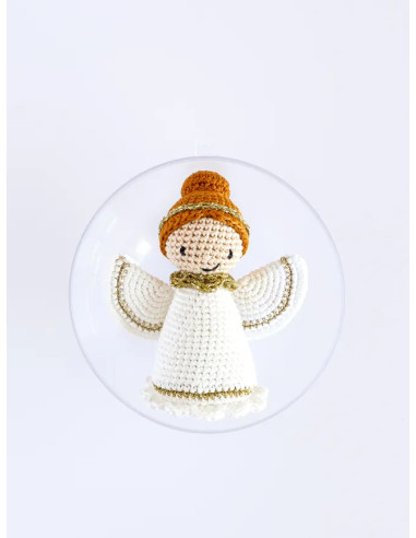 Christmas bauble amigurumi crochet set - The Angel