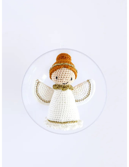 Christmas bauble amigurumi crochet set - The Angel