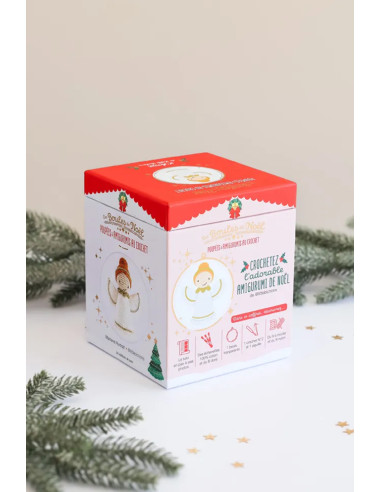 Christmas bauble amigurumi crochet set - The Angel