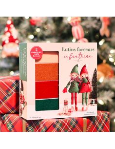 My Felt Christmas Decoration - The Mischievous Elves