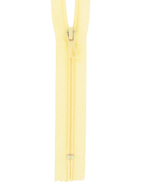 Nylon zipper - Straw yellow