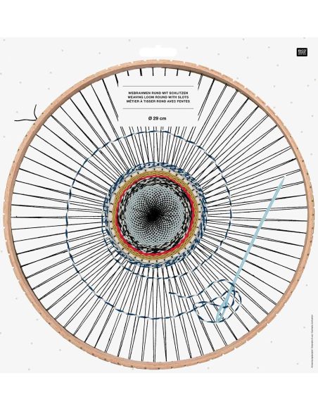 Round loom with slots 29cm
