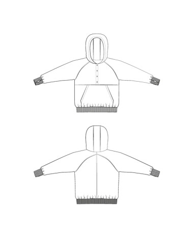 Adele Sweatshirt Pattern - Maison Fauve