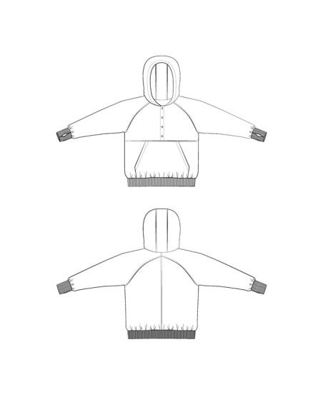 Adele Sweatshirt Pattern - Maison Fauve