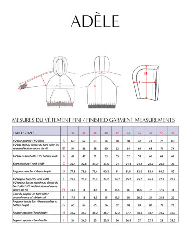 Adele Sweatshirt Pattern - Maison Fauve