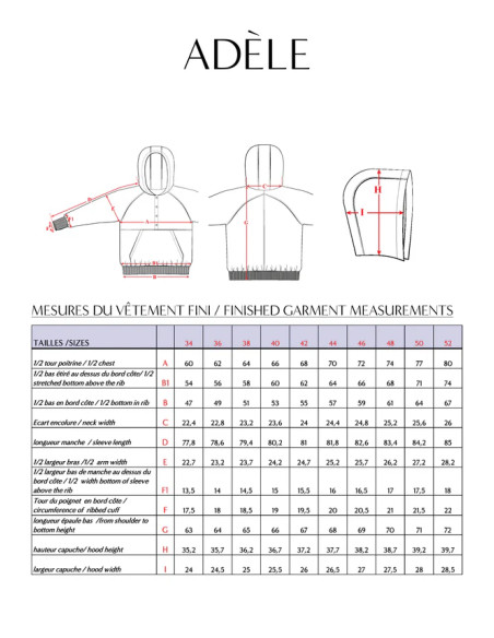 Adele Sweatshirt Pattern - Maison Fauve