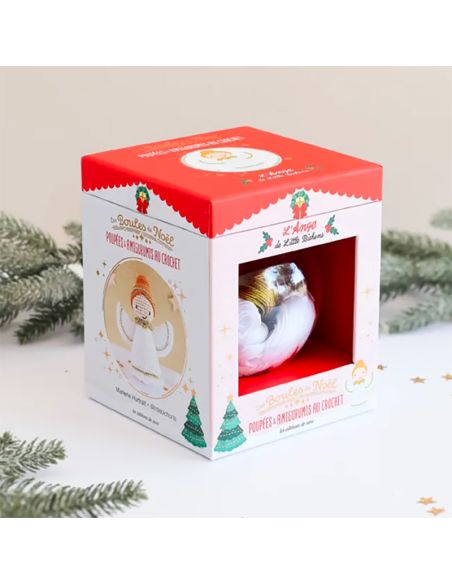 Christmas bauble amigurumi crochet set - The Angel