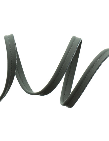 Piping faux leather - Gray