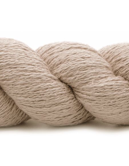 Hank of Bourette Silk Yarn - Spun Silk