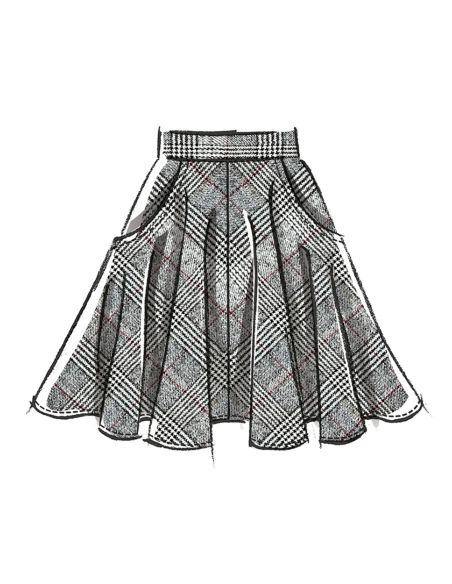 Skirt Pattern - McCall's 8609