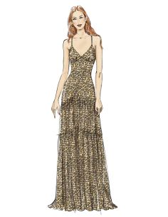 Night ensemble pattern - Vogue 2139 2