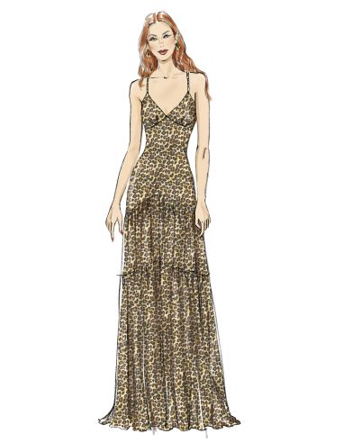 Night ensemble pattern - Vogue 2139