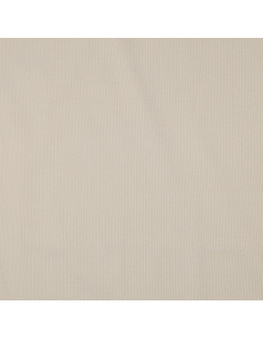 Fine ribbed cotton jersey fabric - Sand