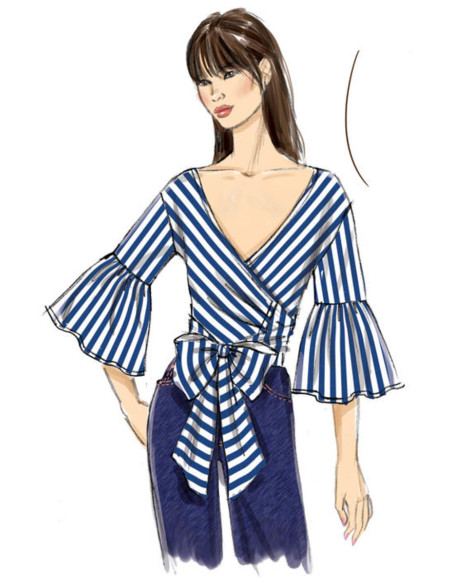 Vogue 9315 - Top Pattern