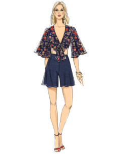 Pattern for tops, shorts, and pants - Vogue 9319 2