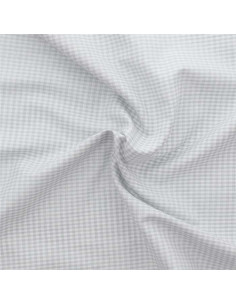 Vichy fabric small checks - Gray