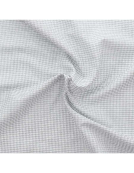 Vichy fabric small checks - Gray