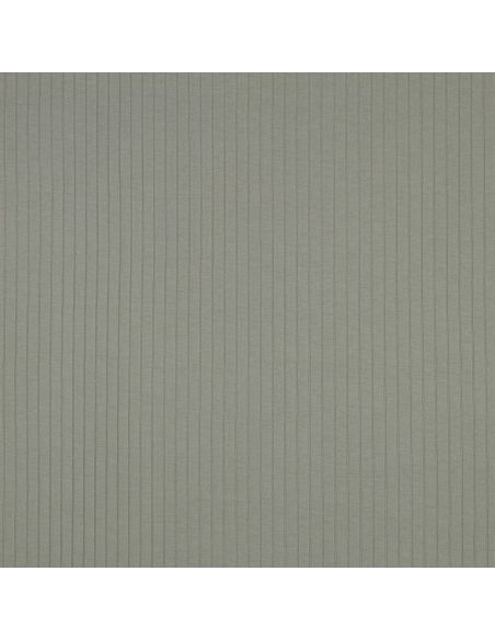 Light ribbed cotton jersey fabric - Light green