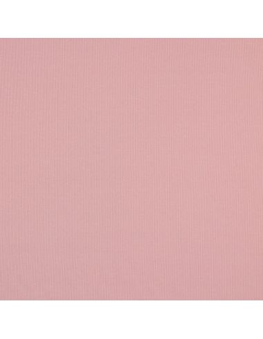Fine ribbed cotton jersey knit fabric - Pink