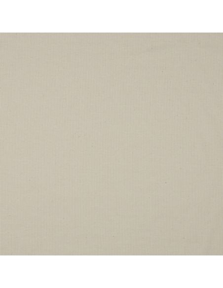Fine ribbed cotton jersey fabric - Natural
