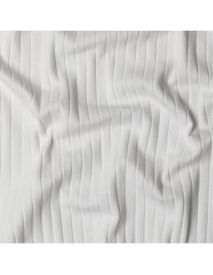 Light ribbed cotton jersey fabric - Ecru 2