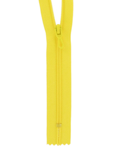 Nylon zipper - Canary yellow