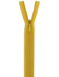 Invisible zipper - Ochre