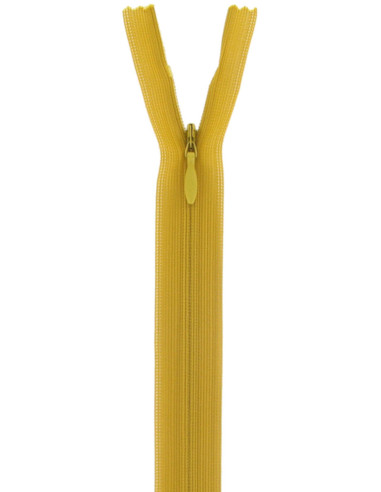 Invisible zipper - Ochre