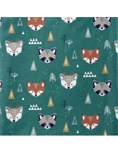 Cuddle fabric - Forest animals
